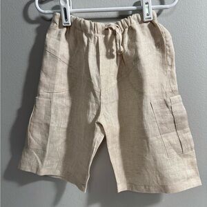 Boys Sartoria Saracena Puro Lino 100% linen shorts made in Italy